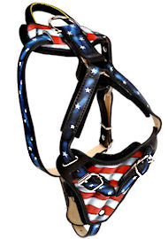 American Flag Dog Harness-USA pride Harness for Rottweiler