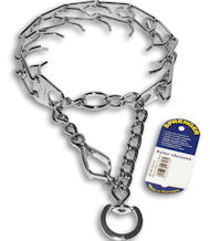 Great Chrome Pinch Collar w/h Quick Release-Rottweiler training