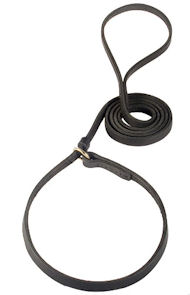 Leather Slip Lead 6 FT on 1/2'' for Rottweiler