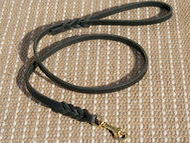 Handcrafted leather dog lead hand made laesh for walking-L3-13mm