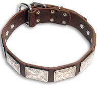 Beautiful Brown collar 26''for Rottweiler/26 inch dog collar-c83 Beautiful Brown collar 26''for Rottweiler/26 inch dog collar-c83