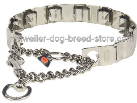 60cm(24inch) NECK TECH STAINLESS STEEL PRONG DOG COLLAR