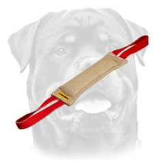 Training Jute Dog Bite Tug For Rottweiler     With Two Handles