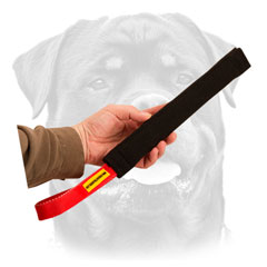 Quality Rottweiler puppy training     tug with comfy handle