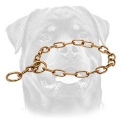 Quality Choke Chain     Rottweiler Collar