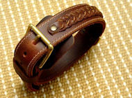 Handcrafted Leather Dog Collar for Rottweiler