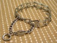Rottweiler prong collar with swivel and small quick release snap hook Rottweiler prong collar with swivel and small quick release snap hook