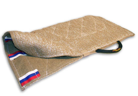 Comfortable jute cover for dog bite sleeves