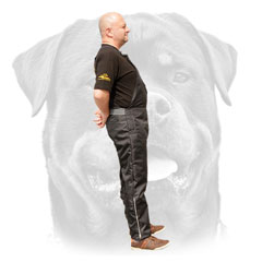 Protection     scratch pants for Rottweiler training