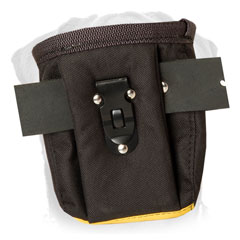 Nylon treat pouch with one     compartment