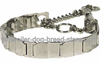 24 inch NECK TECH STAINLESS STEEL Dog Pinch Collar-Herm Sprenger COLLAR