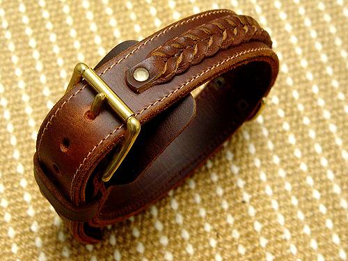 fancy leather dog collars