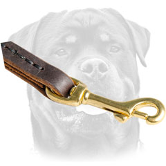 Snap Hook On Leather Dog Leash For     Rottweiler 