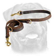 Strong Leather Police Agitation Lead 5,7 FT Long for Rottweiler Strong Leather Police Agitation Lead 5,7 FT Long for Rottweiler