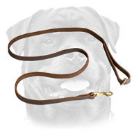 Leather Dog Leash Stitched with Wax Coated Threads Leather Dog Leash Stitched with Wax Coated Threads