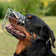 High Quality Rottweiler Basket Muzzle