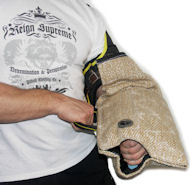 Jute Intermediate Bite Sleeve- K-9 Intermediate Sleeve + sholder