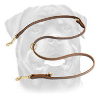 Leather dog leash for training, walking, tracking Leather dog leash for training, walking, tracking