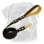 Braided Handcrafted Leather Dog Leash
