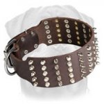 3 inch Spiked and Studded Rottweiler Collar