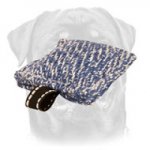 New French Linen Pocket Bite Tug for Rottweiler Puppy
