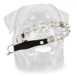 Stainless Steel Quick-Release Training Pinch Prong Collar for Rottweiler 1/8 inch (3.2 mm)