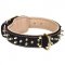 Fashion Spiked Buckle Collar for Great Rottweiler Dogs