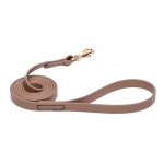 Khaki Waterproof Rottweiler Leash Made of Biothane