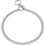 Choke chain chrome plated steel collar for Rottweiler 1/9 inch (3.00 mm)