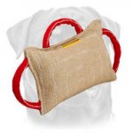 Dog Bite Pillow Made of Jute with 3 Handles