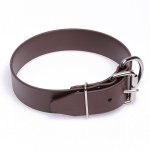 Extra Wide Brown Biothane Rottweiler Collar
