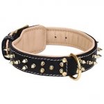 Fashion Spiked Buckle Collar for Great Rottweiler Dogs