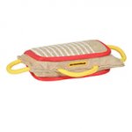 Dog Training Bite Pad Made of Jute with 3 Handles for Rottweilers