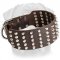3 inch Leather Dog Collar for Rottweiler