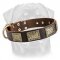 Luxury Leather Dog Collar for Rottweiler
