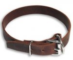 Worthy Leather Dog Collar-Durable Leather Collar for Rottweiler