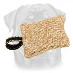 New Training Jute Bite Tug with Small Loop for Rottweiler Puppy