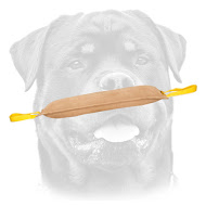 Leather Bite Tug with 2 Handles for Rottweiler