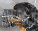 Leather dog muzzle,best dog muzzle,big dog muzzles for Rottweilers