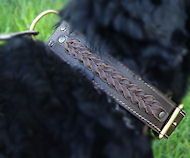 Rottweiler Dog Collar - Handcrafted Leather Dog Collar