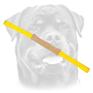 Leather Dog Tug Toy with 2 Handles for Rottweiler