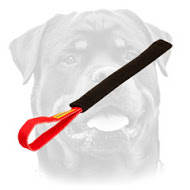 French Linen Puppy Bite Tug 1 3/4 inch x 12 inch with Handle