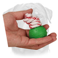 Dotted Rubber Dog Ball for Water Training and Playing - 2 inch (5 cm)