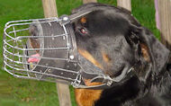 Fully Padded Easy Adjustable Dog Muzzle-Wire Cage Muzzle for Attack/Agitation Work