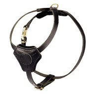 Small Leather Harness for Rottweiler Puppy