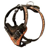 Extra Durable Rottweiler Harness for Agitation/Protection Training