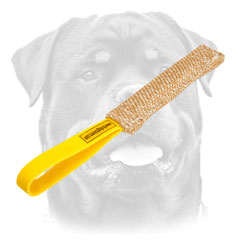 Training Jute Dog Bite Tug For Rottweiler     With Loop