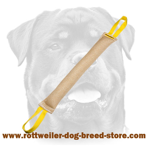 Multifunctional jute bite tug for Rottweiler