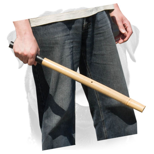 Quality Rottweiler training stick of bamboo