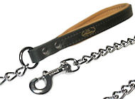 Rottweiler Leash With Padded Leather Handle